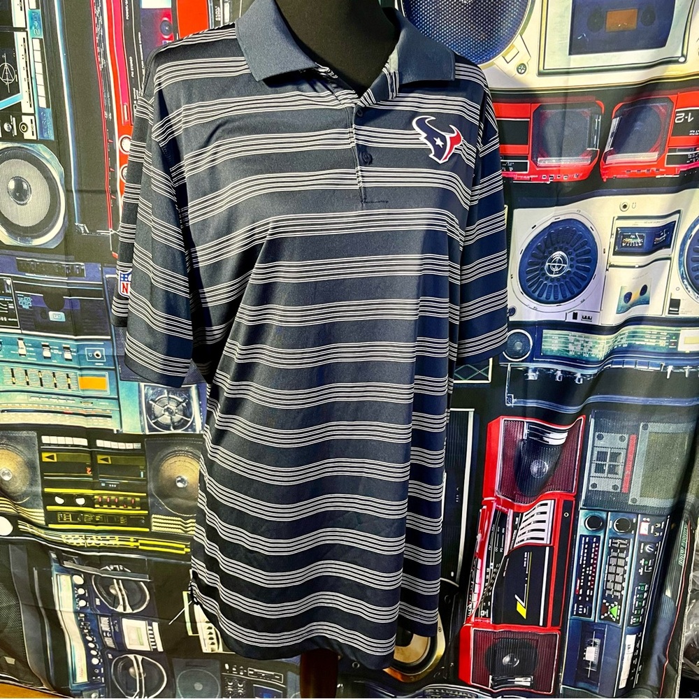 HOUSTON TEXANS FOOTBALL NFL POLO Shirt Men's Size XL